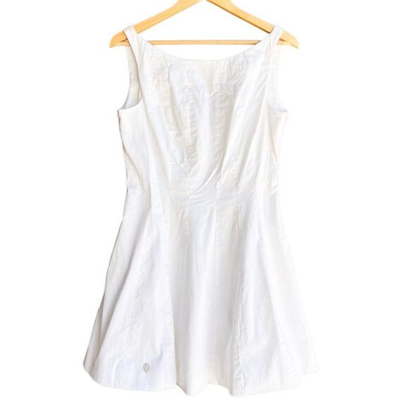 Philipp Plein Couture White Sleeveless Corset Fit and Flare Designer Dress XL - Picture 1 of 8